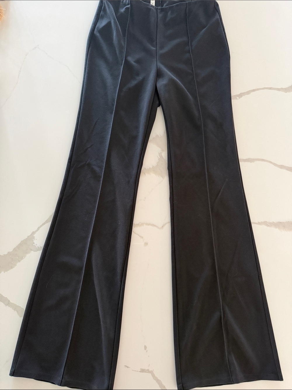 7 Diamonds Black Boot Cut Flare Pants